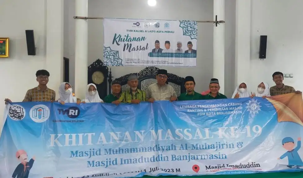 Khitanan Massal ke-19, LPCR-PM Banjarmasin Bangun Kolaborasi