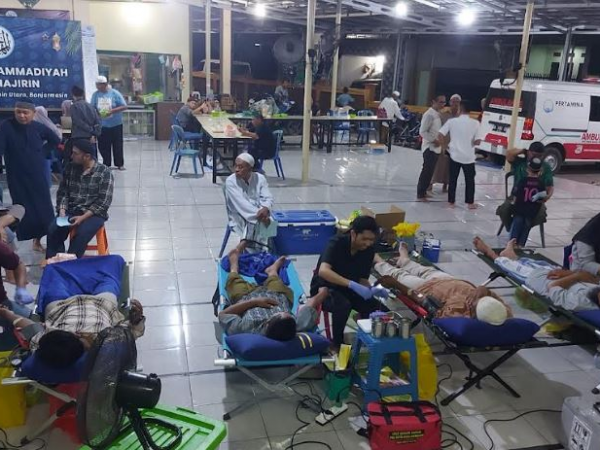 Giat Kemanusiaan, Masjid Muhammadiyah Al-Muhajirin Gelar Donor Darah ke-29