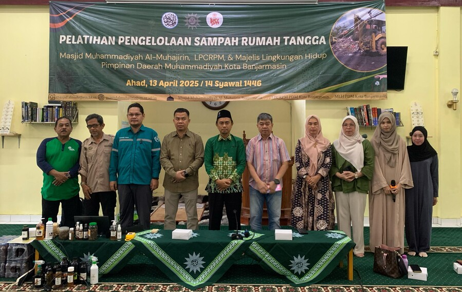 Masjid Al-Muhajirin Gelar Pelatihan Pengelolaan Sampah untuk Tingkatkan Kesadaran Warga