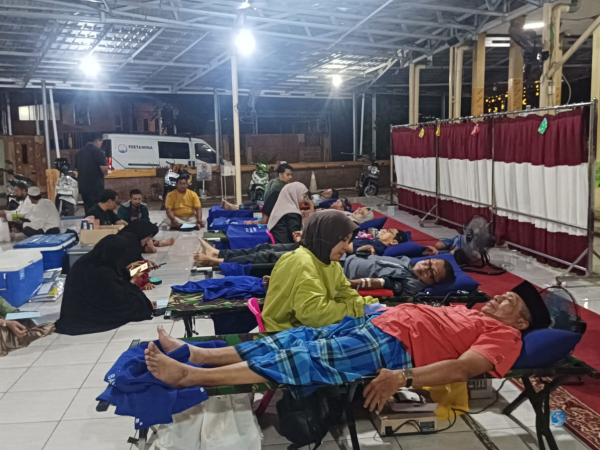 Donor Darah ke-34 di Masjid Muhammadiyah Al-Muhajirin: Wujud Nyata Kepedulian Sosial