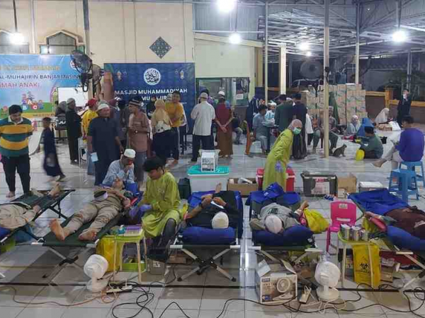 Ramadan: Donor Darah ke-42 Al-Muhajirin Dipenuhi Jamaah