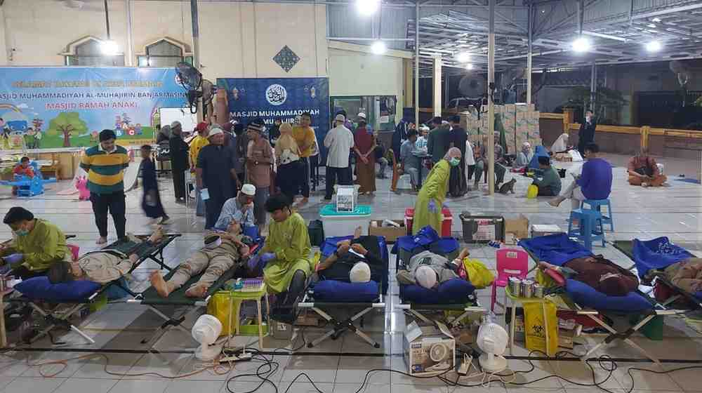 Ramadan: Donor Darah ke-42 Al-Muhajirin Dipenuhi Jamaah