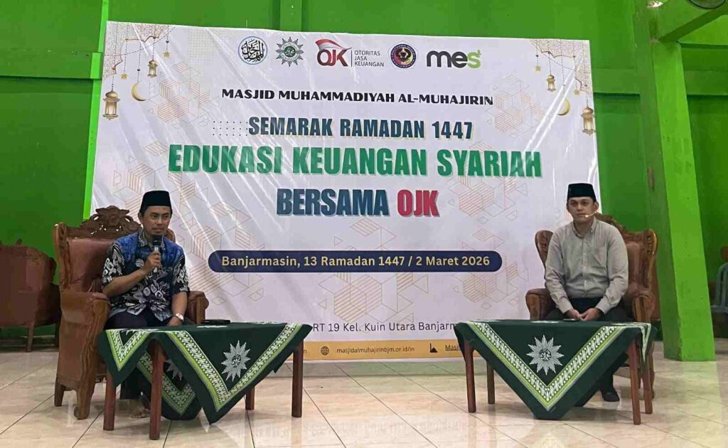 Masjid Muhammadiyah Al-Muhajirin dan OJK Kalsel Gaungkan Gerakan Cerdas Finansial dan Anti-Scam Masjid Muhammadiyah Al-Muhajirin dan OJK Kalsel Gaungkan Gerakan Cerdas Finansial dan Anti-Scam